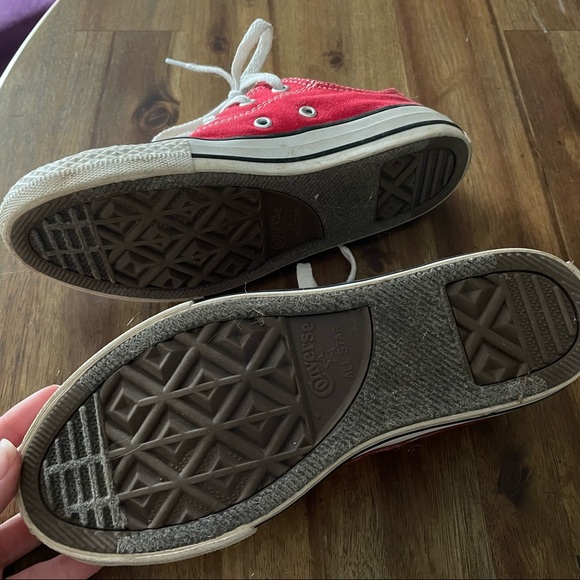 Red Converse Chuck Taylor All Star Classic Kids US Sz 2 - Picture 5 of 6